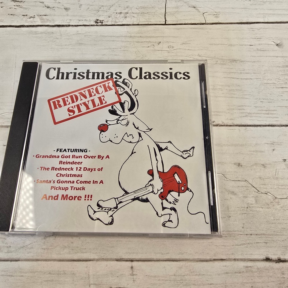 VTG Christmas Classics Redneck Style CD 1997 Holiday Comedy Country Music 9001